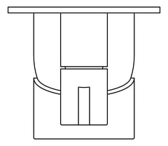 Plan Image of MixerTap Diverter Fienza Kaya SmallPlate
