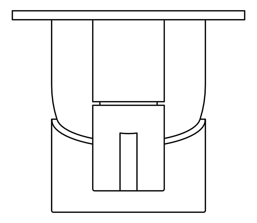 Plan Image of MixerTap Diverter Fienza Kaya SmallPlate
