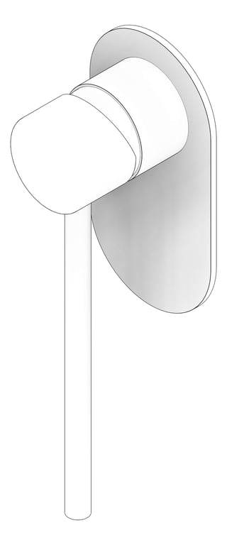 3D Documentation Image of MixerTap Shower Fienza IsabellaCare Accessible