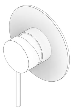 3D Documentation Image of MixerTap Shower Fienza Kaya