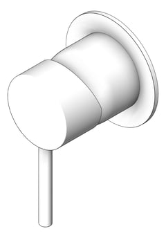 3D Shaded Image of MixerTap Shower Fienza Kaya Small