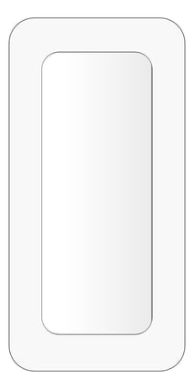 Front Image of MixerTap Wall Fienza Tono RectangularPlate