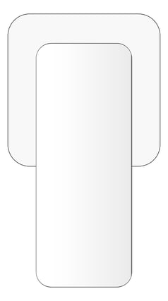 Front Image of MixerTap Wall Fienza Tono SquarePlate