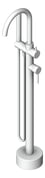 3D Shaded Image of Mixer Freestanding Fienza Kaya Bath HandShower