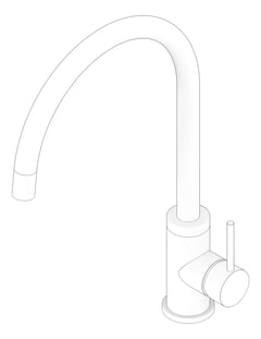 3D Documentation Image of Mixer Sink Fienza Kaya