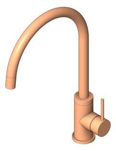 3D Shaded Image of Mixer Sink Fienza Kaya