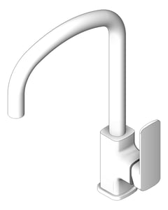 3D Shaded Image of Mixer Sink Fienza Tono