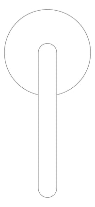 Plan Image of Spout Freestanding Fienza Kaya Bath