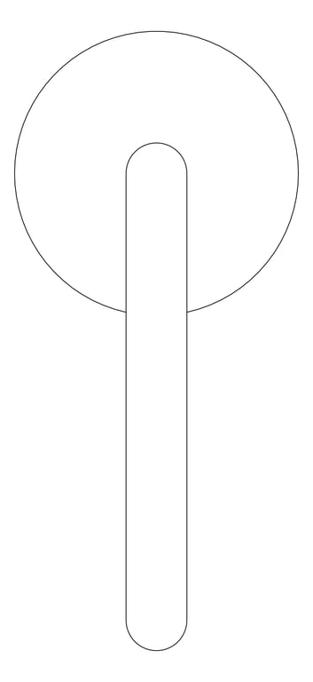 Plan Image of Spout Freestanding Fienza Kaya Bath