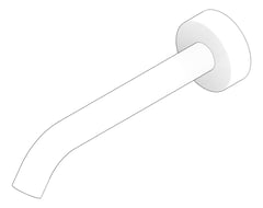 3D Documentation Image of Spout Wall Fienza Kaya Bath Basin