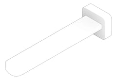 3D Documentation Image of Spout Wall Fienza Tono Bath Basin 220