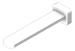 3D Shaded Image of Spout Wall Fienza Tono Bath Basin 220