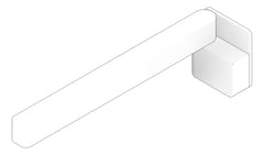 3D Documentation Image of Spout Wall Fienza Tono Bath Swivel