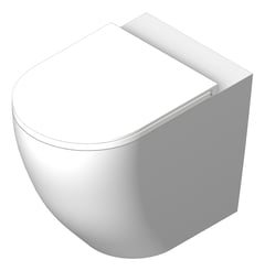3D Shaded Image of ToiletPan WallFaced Fienza Alix SlimSeat