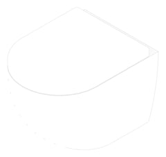 3D Documentation Image of ToiletPan WallHung Fienza KokoTornado