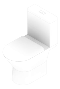 3D Documentation Image of ToiletSuite CloseCoupled Fienza Chica