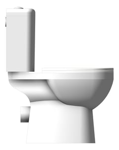 Left Image of ToiletSuite CloseCoupled Fienza Stella PTrap