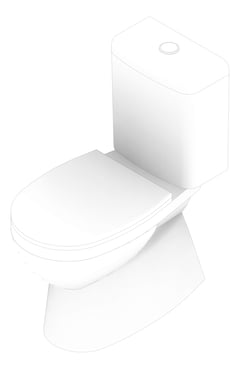 3D Documentation Image of ToiletSuite CloseCoupled Fienza Stella STrap