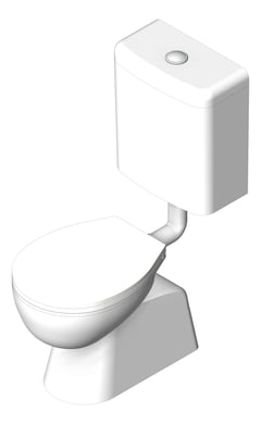 3D Shaded Image of ToiletSuite Link Fienza Stella Junior
