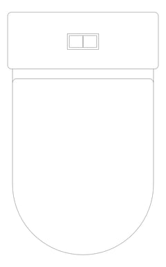 Plan Image of ToiletSuite WallFaced Fienza Aluca