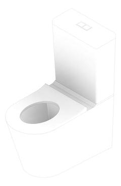 3D Documentation Image of ToiletSuite WallFaced Fienza Isabella Junior