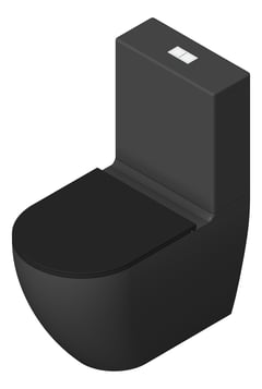 3D Shaded Image of ToiletSuite WallFaced Fienza Koko