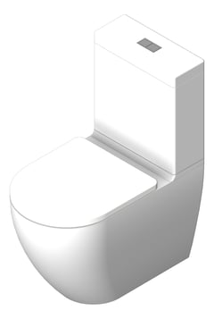 3D Shaded Image of ToiletSuite WallFaced Fienza Koko Rimless
