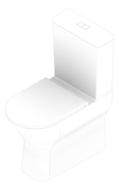 3D Documentation Image of ToiletSuite WallFaced Fienza Tono SlimSeat