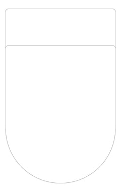 Plan Image of Toilet WallFaced Fienza Koko Rimless