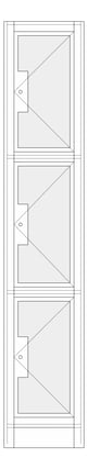 Front Image of Locker Bicycle FiveAtHeart Folding
