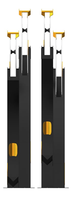 Left Image of Rack Bicycle FiveAtHeart Arc DoubleSided Staggered