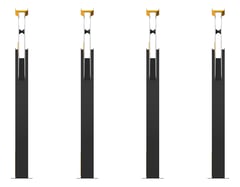 Left Image of Rack Bicycle FiveAtHeart Arc SingleSided