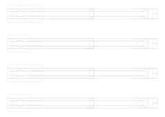 Plan Image of Rack Bicycle FiveAtHeart Arc SingleSided Staggered