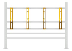 Left Image of Rack Bicycle FiveAtHeart Cradle StandardSteelFrame SingleLevel