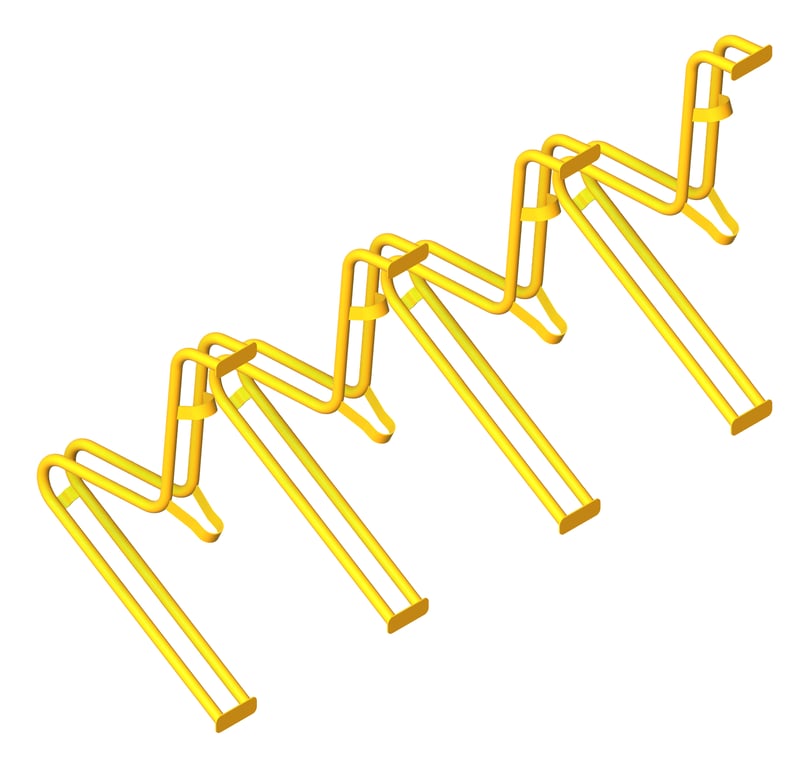 Image of Rack Bicycle FiveAtHeart Cradle WallMount SingleLevel