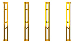 Left Image of Rack Bicycle FiveAtHeart Cradle WallMount SingleLevel