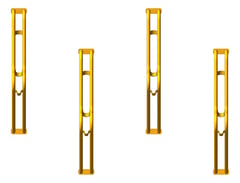 Left Image of Rack Bicycle FiveAtHeart Cradle WallMount Staggered