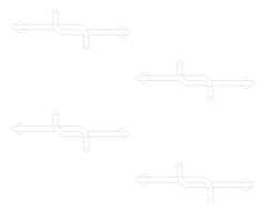 Plan Image of Rack Bicycle FiveAtHeart Wishbone DoubleStaggered