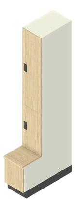 3D Presentation Image of Locker ChangeRoom FiveAtHeart Maxidora