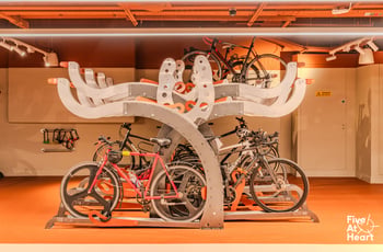 FiveAtHeart_Arc_Double Sided_1 Image of Rack Bicycle FiveAtHeart Arc DoubleSided Staggered