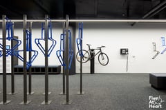 FiveAtHeart_Silver Bullet_3 Image of Rack Bicycle FiveAtHeart Cradle SilverBulletFrame