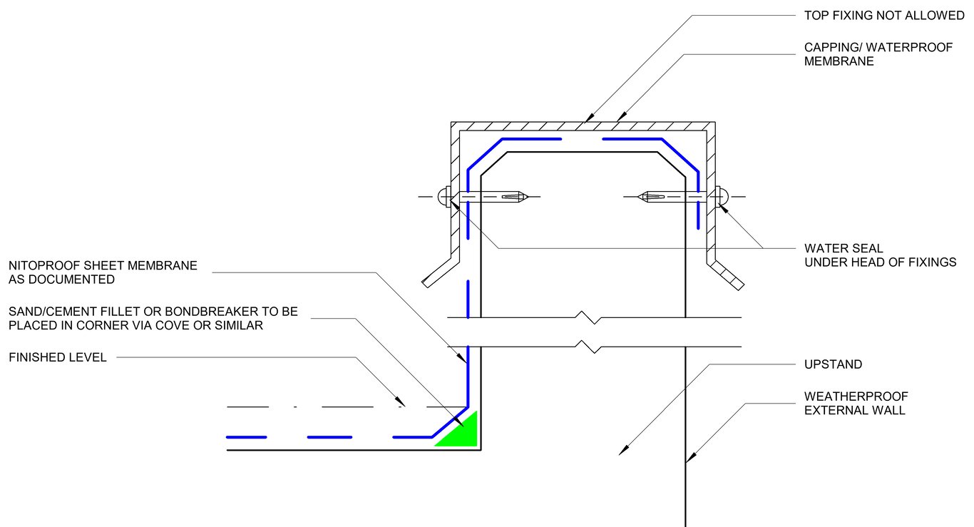  Image of EDGE PROTECTION OF SHEET MEMBRANE OVER PARAPET