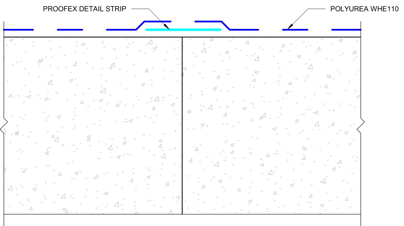 Navigate to POLYUREA WHE110 CONSTRUCTION JOINT DETAIL