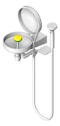 3D Shaded Image of Basin SafetyWashStation GalvinEngineering GalvinSafeAxion BodySpray