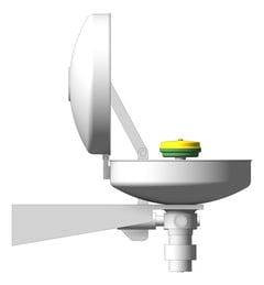 Left Image of Basin SafetyWashStation GalvinEngineering GalvinSafeAxion WallMounted HandActivated