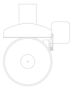 Plan Image of Basin SafetyWashStation GalvinEngineering GalvinSafeAxion WallMounted HandActivated