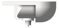 Left Image of Basin SemiRecessed Galvin GalvinAssist 550