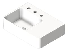 3D Shaded Image of Basin WallHung GalvinEngineering GalvinAssist Left