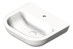 3D Shaded Image of Basin WallHung GalvinEngineering GalvinAssist NoOverflow 500mm