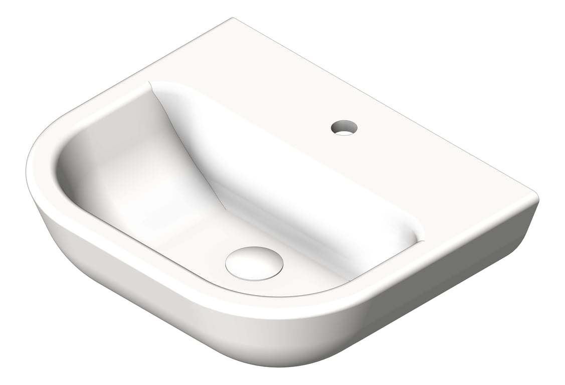 Basin WallHung GalvinEngineering GalvinAssist NoOverflow 500mm